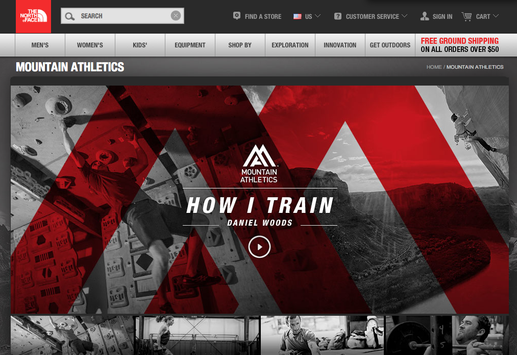 The North Face Drops Mountain Athletics 